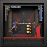 Screenshot på Pixel Frames Castlevania Intro Dracula 23x23cm