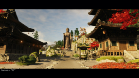 Screenshot på Ghost of Tsushima Directors Cut