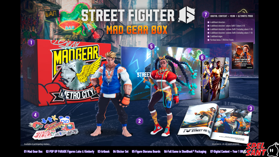 Street Fighter 6 Mad Gears Box (inkl. Förbokningserbjudande