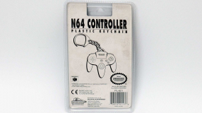 Screenshot på N64 Controller Plastic Keychain Black Officiell (Nytt)