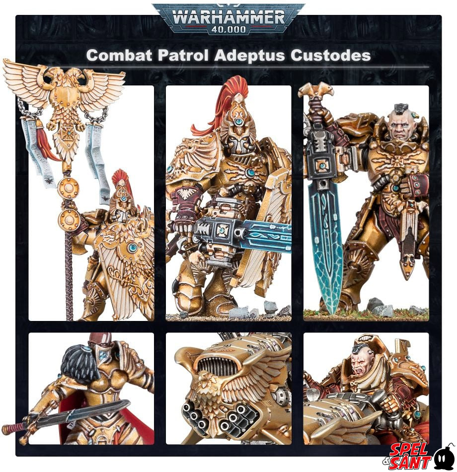 Warhammer 40K Combat Patrol Adeptus Custodes - Spel & Sånt: The Video ...