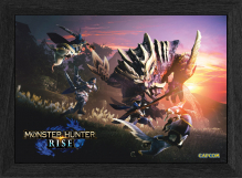 Screenshot på Pixel Frames Plax Monster Hunter Rise Magnamalo Hunt 30x23cm