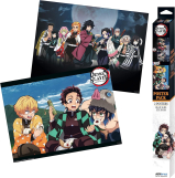 Screenshot på Demon Slayer Kimetsu no Yaiba  Character Series 2 Group Posters 2-Pack (52*38cm)