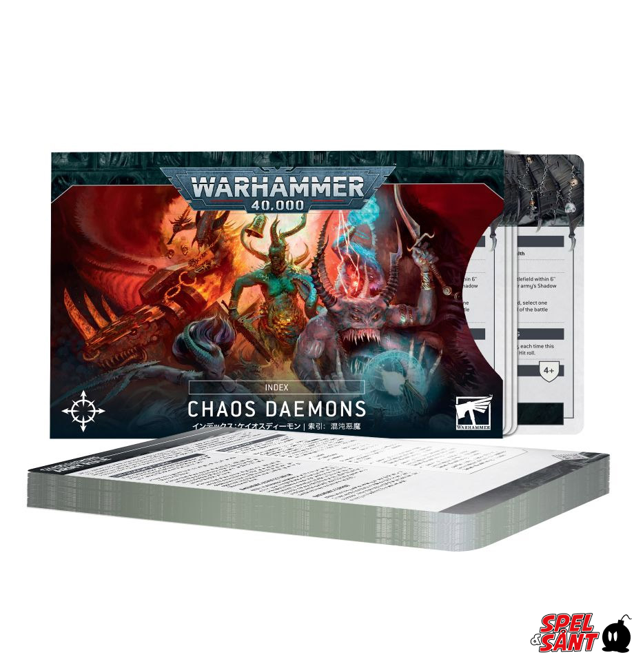 Warhammer 40K - Chaos Daemons Index Cards - Spel & Sånt: The Video Game ...