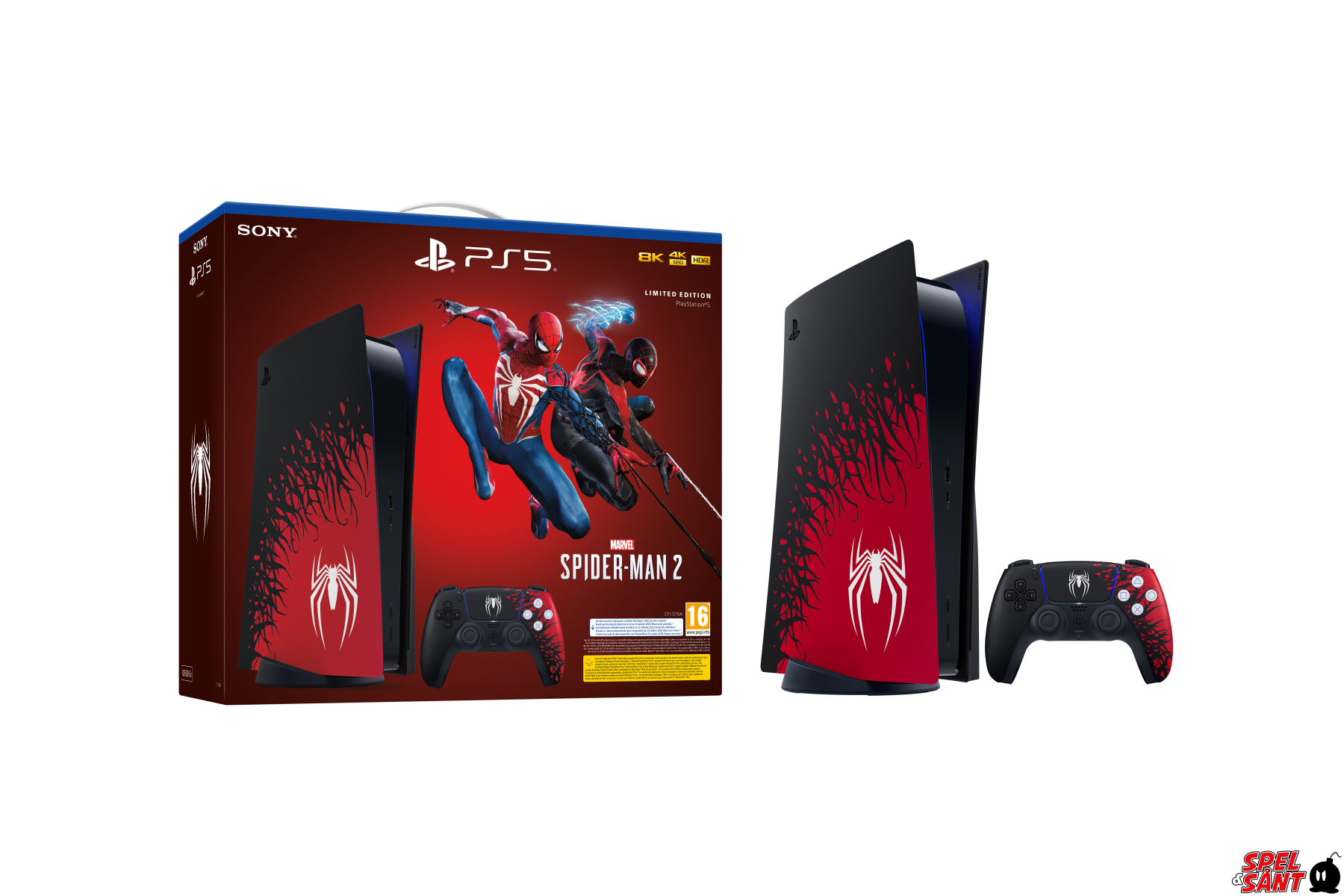 PlayStation 5 Marvels Spider-Man 2 Limited Edition Bundle - Spel