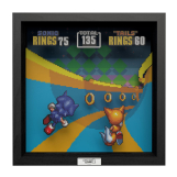 Screenshot på Pixel Frames Sonic the Hedgehog 2 Special Stage 23x23cm