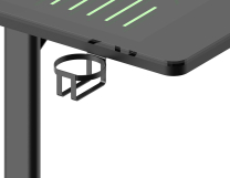 Screenshot på Deltaco Gaming DT420 RGB Tempered Glass Gaming Desk