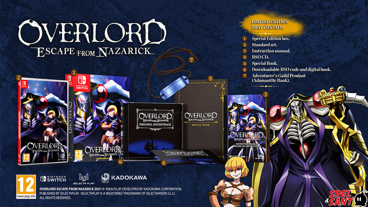 Overlord - Escape from Nazarick Limited Edition - Spel & Sånt: The video  game store with the happiest customers