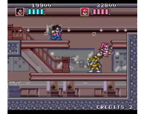 Screenshot på Shockman Zero Kaizou Choujin Schbibinman Zero (Retro-bit)