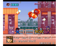 Screenshot på Shockman Zero Kaizou Choujin Schbibinman Zero (Retro-bit)