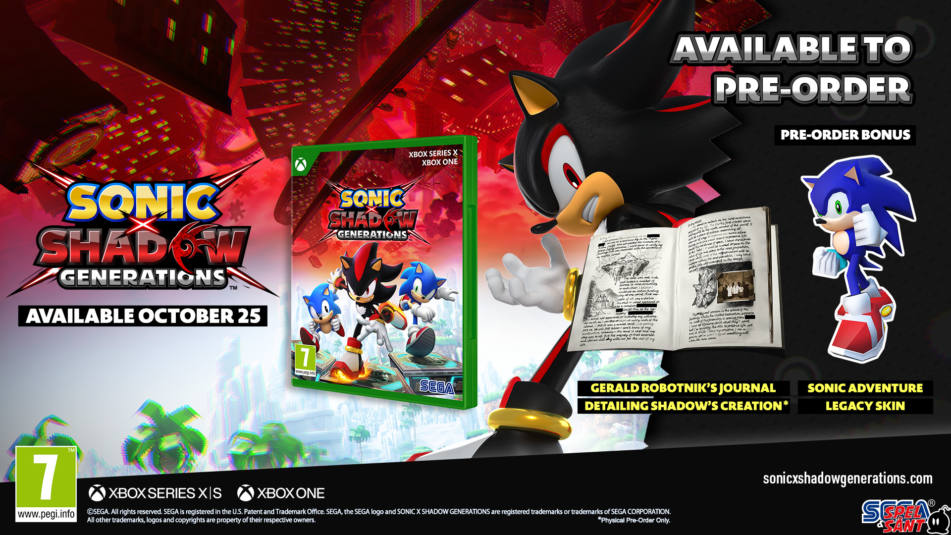 Sonic X Shadow Generations - Spel & Sånt: The video game store with the  happiest customers