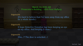 Screenshot på Ace Attorney Investigations Collection (inkl Förbokningserbjudande)